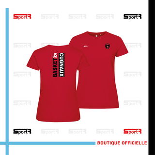 T-shirt coton rouge - Femmes
