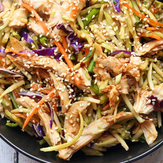 Chicken and Cabbage Salad Bowl w/Sesame Dressing