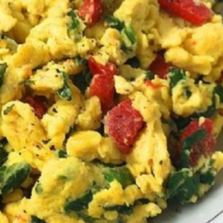 Sweet and Spicy Egg Scramble