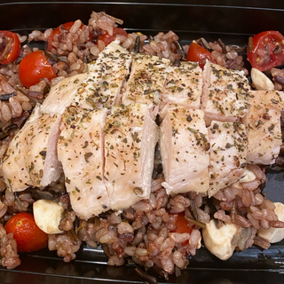 Herbs de Provence Chicken with Wild Rice