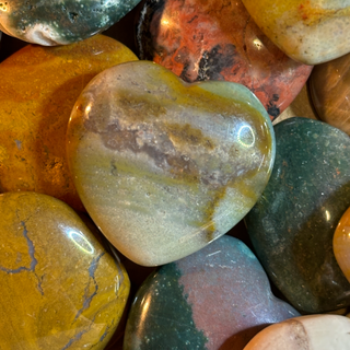 Ocean Jasper Pocket Hearts