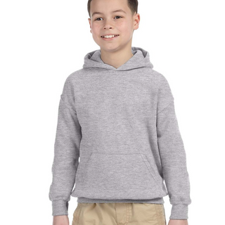 Gildan G185B Youth Hooded Sweatshirt Sport Gray