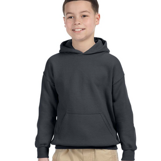 Gildan G185B Youth Hooded Sweatshirt Charcoal