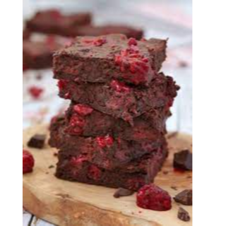 Raspberry Brownie