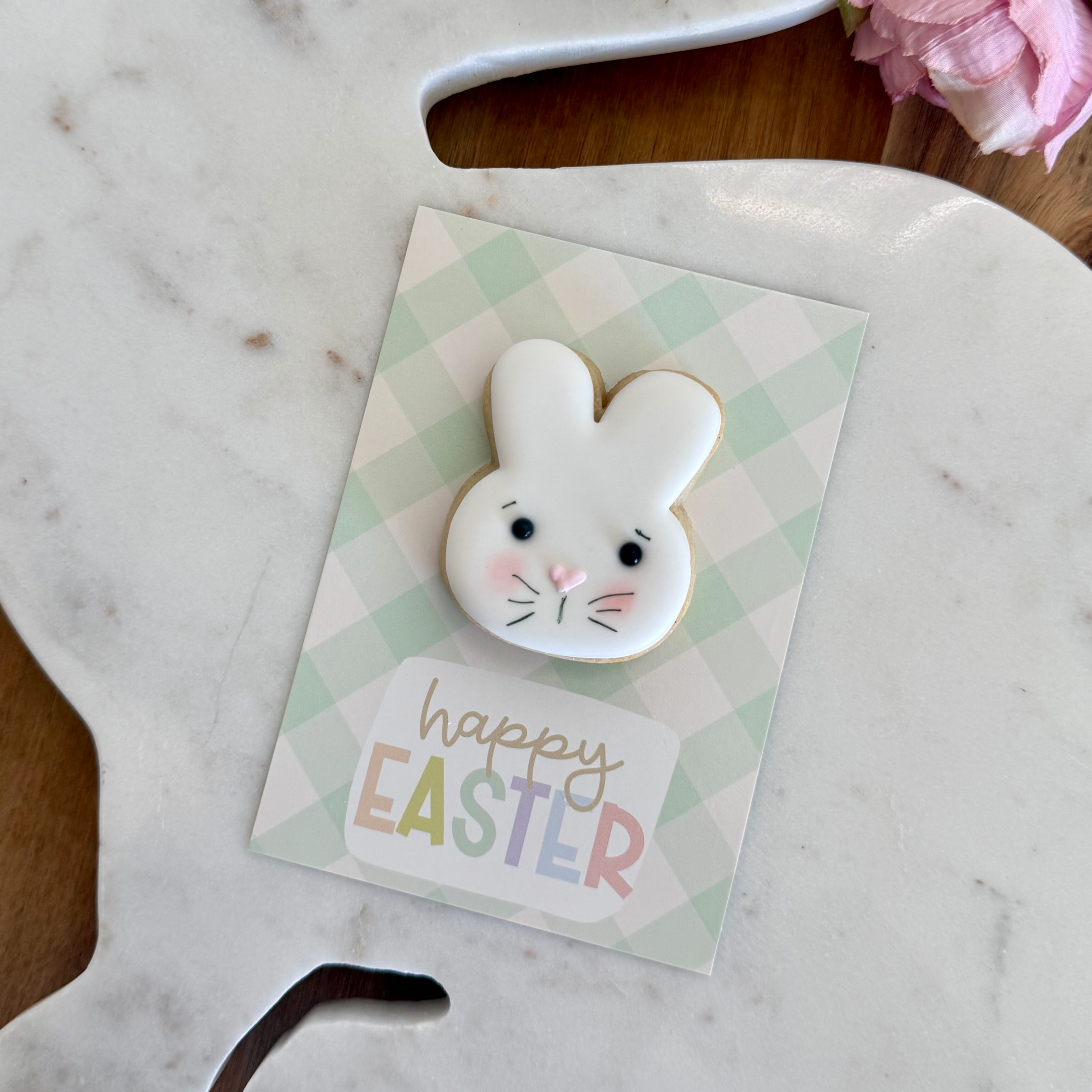 Bunny Cookie Card