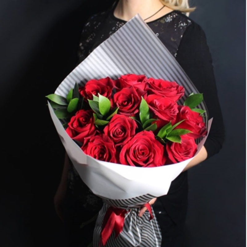 Clara Red Rose Bouquet