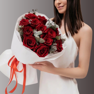 12 Red Rose Bouquet