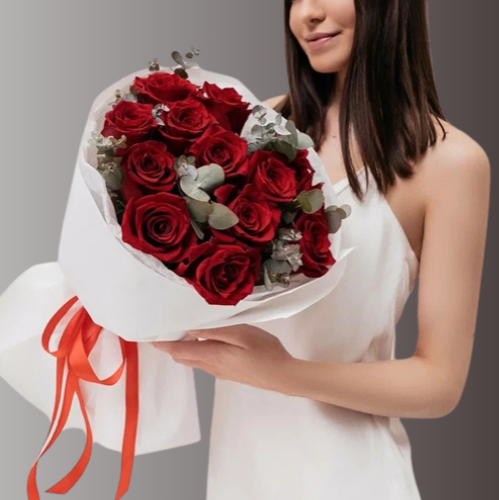 12 Red Rose Bouquet