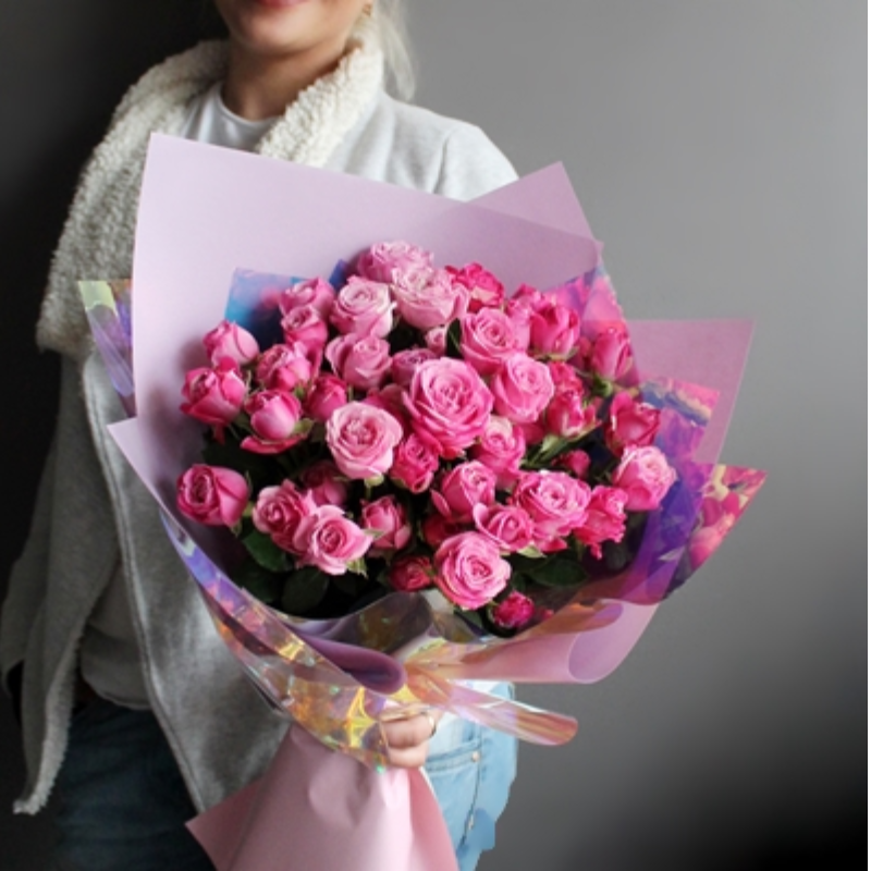 Margot Pink Rose Bouquet