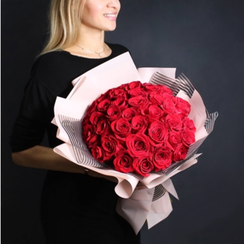 Elsie Red Rose Bouquet