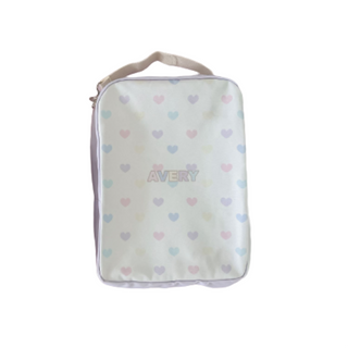 Shoe Bag -Pastel Hearts