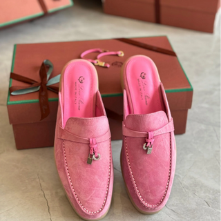 Loro Piana Slippers WMN Pink Suede