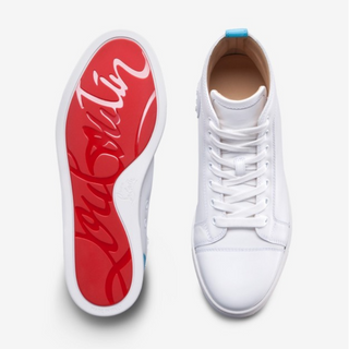 Christian Louboutin White Velvet