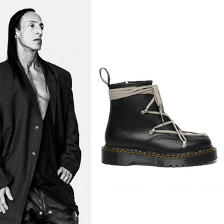 1460 Rick Owens Hexagram Leather Platform Boot C