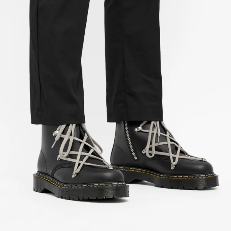 1460 Rick Owens Hexagram Leather Platform Boot C