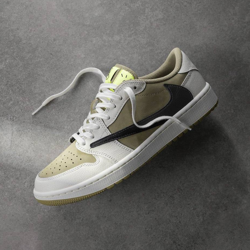 Travis Scott x Nike Air Jordan 1 Low Golf 'Neutral Olive'