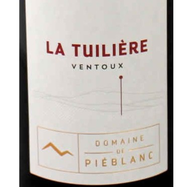 Rouge - Ventoux bio - La Tuilière 2021 -  (11,70€TTC/bouteille) Vente par carton 6 bouteilles Main Image