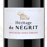 Rouge - Montagne Saint Emilion Héritage de Négrit 2020 (14,50€TTC/bouteille) Vente par carton 6 bouteilles Main Image