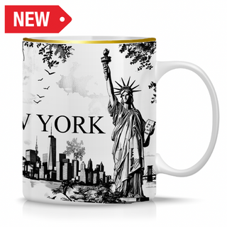 Ny Mug Standard Toile De Jouy (Blk)