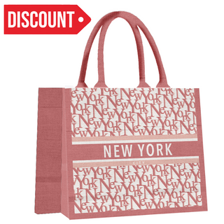 Ny Shopping Bag Letters (Pink)