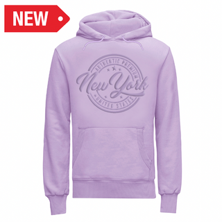 Ny Hoodie 3D Embossed (Purple)