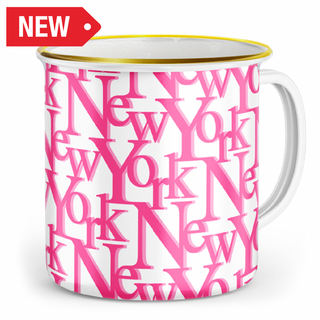 Ny Mug M18 Letters (Pink)