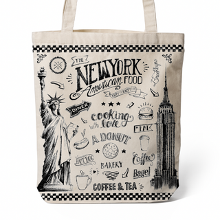 Ny Tote Bag Food