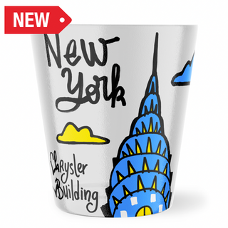 Ny Shot Glass Chrysler