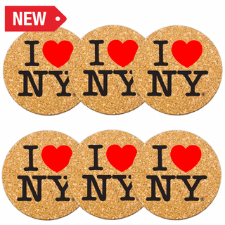 Ny Cork Coaster I Love Ny