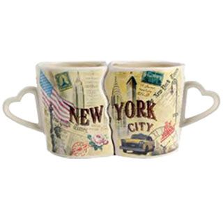 Ny Couple Mug Vintage