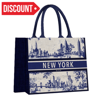 Ny Shopping Bag Toile De Jouy (Blue)