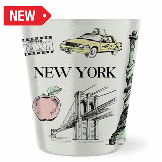 Ny Shot Glass Pastel