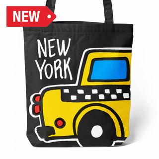 Ny Tote Bag Taxi (Blk)