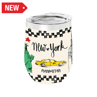 Ny Wine Tumbler Bd (12.Oz)