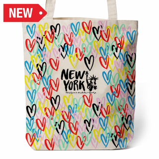 Ny Tote Bag Hearts