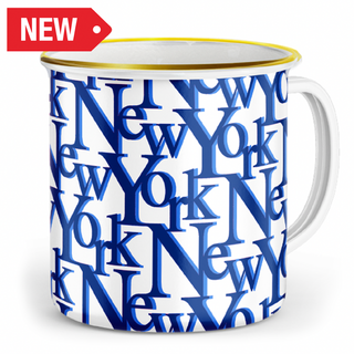 Ny Mug M18 Letters (Blue)