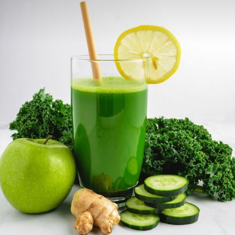 Green juice (Kale, ginger, grape, apple, cucumber) Main Image