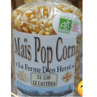 Maïs pop corn bio- 500g