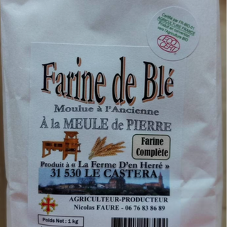 Farine de blé Bio - Complète - T110