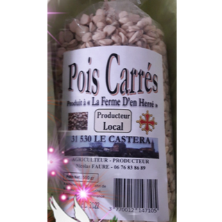 POIS CARRES - Bio - 500g