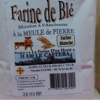 Farine de blé Bio - Blanche - T65