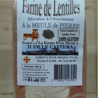 Farine de LENTILLES Bio - 500g