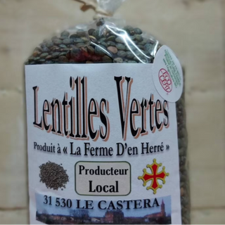 LENTILLES VERTES - Bio - 500g