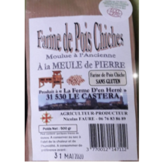 Farine de POIS CHICHES bio - 500g