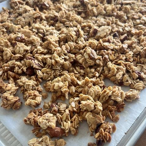 Sourdough Maple Oat Granola