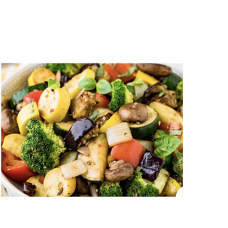 Veggie Bowl (includes, broccoli, mushrooms, onions, peppers, squash, and zucchini)