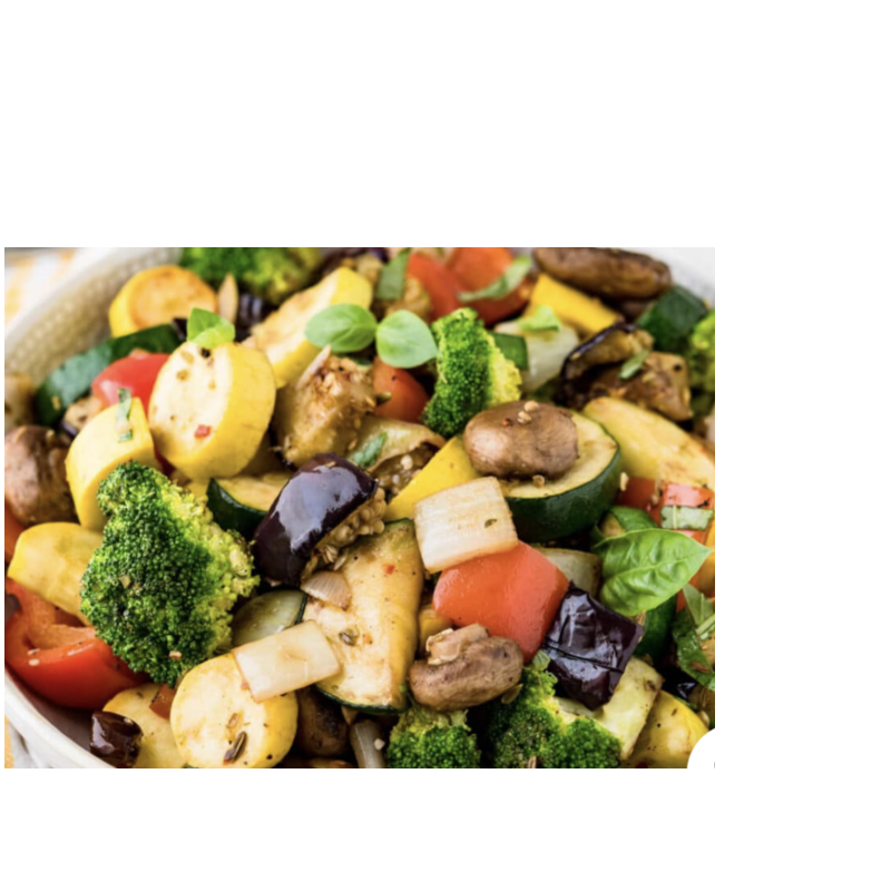 Veggie Bowl (includes, broccoli, mushrooms, onions, peppers, squash, and zucchini) Main Image