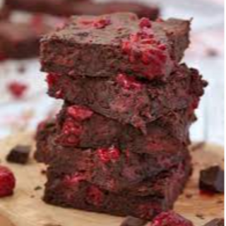 Raspberry flavor Brownie