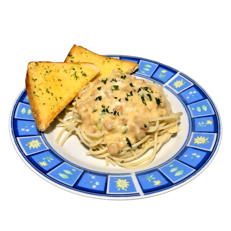 Creamy Carbonara with Time and Assurance! Main Image