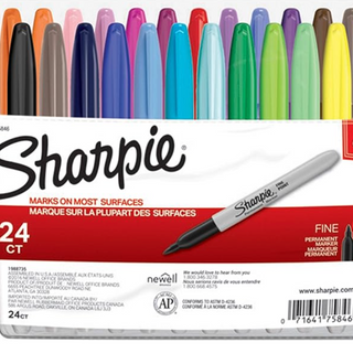 Colored Sharpies - Pack w/24 markers